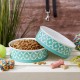 Bone Dry, Pet Bowl, Removable Silicone Ring, Non-Slip Base, Safe Feeding, Less Mess, Microwave and Dishwasher Safe, Single Bowl, Small Set, 4.25 x 2 Inch, Grey, Pack of 2 Bone Dry, Pet Bowl, Removable Silicone Ring, Non-Slip Base, Safe Feeding, Less Mess, Microwave and Dishwasher Safe, Single Bowl, Small Set, 4.25 x 2 Inch, Grey, Pack of 2