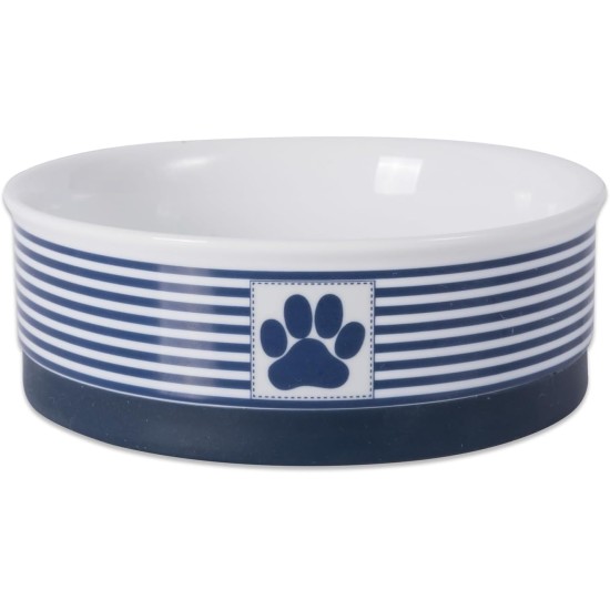 Bone Dry, Pet Bowl, Removable Silicone Ring, Non-Slip Base, Safe Feeding, Less Mess, Microwave and Dishwasher Safe, Single Bowl, Small Set, 4.25 x 2 Inch, Grey, Pack of 2 Bone Dry, Pet Bowl, Removable Silicone Ring, Non-Slip Base, Safe Feeding, Less Mess, Microwave and Dishwasher Safe, Single Bowl, Small Set, 4.25 x 2 Inch, Grey, Pack of 2