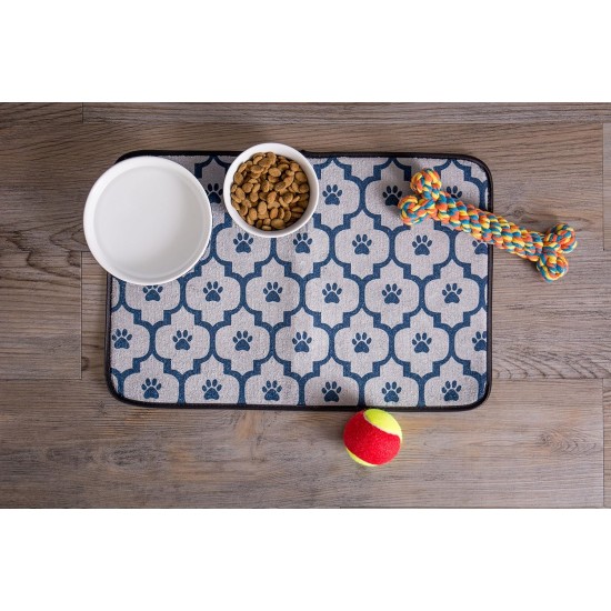 Bone Dry, Pet Bowl, Removable Silicone Ring, Non-Slip Base, Safe Feeding, Less Mess, Microwave and Dishwasher Safe, Single Bowl, Small Set, 4.25 x 2 Inch, Grey, Pack of 2 Bone Dry, Pet Bowl, Removable Silicone Ring, Non-Slip Base, Safe Feeding, Less Mess, Microwave and Dishwasher Safe, Single Bowl, Small Set, 4.25 x 2 Inch, Grey, Pack of 2