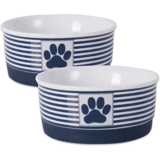 Bone Dry, Pet Bowl, Removable Silicone Ring, Non-Slip Base, Safe Feeding, Less Mess, Microwave and Dishwasher Safe, Single Bowl, Small Set, 4.25 x 2 Inch, Grey, Pack of 2 Bone Dry, Pet Bowl, Removable Silicone Ring, Non-Slip Base, Safe Feeding, Less Mess, Microwave and Dishwasher Safe, Single Bowl, Small Set, 4.25 x 2 Inch, Grey, Pack of 2