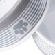 Bone Dry, Pet Bowl, Removable Silicone Ring, Non-Slip Base, Safe Feeding, Less Mess, Microwave and Dishwasher Safe, Single Bowl, Small Set, 4.25 x 2 Inch, Grey, Pack of 2 Bone Dry, Pet Bowl, Removable Silicone Ring, Non-Slip Base, Safe Feeding, Less Mess, Microwave and Dishwasher Safe, Single Bowl, Small Set, 4.25 x 2 Inch, Grey, Pack of 2