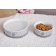 Bone Dry, Pet Bowl, Removable Silicone Ring, Non-Slip Base, Safe Feeding, Less Mess, Microwave and Dishwasher Safe, Single Bowl, Small Set, 4.25 x 2 Inch, Grey, Pack of 2 Bone Dry, Pet Bowl, Removable Silicone Ring, Non-Slip Base, Safe Feeding, Less Mess, Microwave and Dishwasher Safe, Single Bowl, Small Set, 4.25 x 2 Inch, Grey, Pack of 2