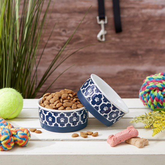 Bone Dry, Pet Bowl, Removable Silicone Ring, Non-Slip Base, Safe Feeding, Less Mess, Microwave and Dishwasher Safe, Single Bowl, Small Set, 4.25 x 2 Inch, Grey, Pack of 2 Bone Dry, Pet Bowl, Removable Silicone Ring, Non-Slip Base, Safe Feeding, Less Mess, Microwave and Dishwasher Safe, Single Bowl, Small Set, 4.25 x 2 Inch, Grey, Pack of 2