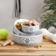 Bone Dry, Pet Bowl, Removable Silicone Ring, Non-Slip Base, Safe Feeding, Less Mess, Microwave and Dishwasher Safe, Single Bowl, Small Set, 4.25 x 2 Inch, Grey, Pack of 2 Bone Dry, Pet Bowl, Removable Silicone Ring, Non-Slip Base, Safe Feeding, Less Mess, Microwave and Dishwasher Safe, Single Bowl, Small Set, 4.25 x 2 Inch, Grey, Pack of 2