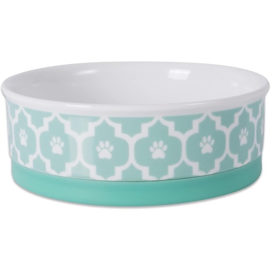 Bone Dry, Pet Bowl, Removable Silicone Ring, Non-Slip Base, Safe Feeding, Less Mess, Microwave and Dishwasher Safe, Single Bowl, Small Set, 4.25 x 2 Inch, Grey, Pack of 2 Bone Dry, Pet Bowl, Removable Silicone Ring, Non-Slip Base, Safe Feeding, Less Mess, Microwave and Dishwasher Safe, Single Bowl, Small Set, 4.25 x 2 Inch, Grey, Pack of 2