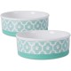 Bone Dry, Pet Bowl, Removable Silicone Ring, Non-Slip Base, Safe Feeding, Less Mess, Microwave and Dishwasher Safe, Single Bowl, Small Set, 4.25 x 2 Inch, Grey, Pack of 2 Bone Dry, Pet Bowl, Removable Silicone Ring, Non-Slip Base, Safe Feeding, Less Mess, Microwave and Dishwasher Safe, Single Bowl, Small Set, 4.25 x 2 Inch, Grey, Pack of 2