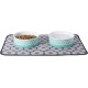 Bone Dry, Pet Bowl, Removable Silicone Ring, Non-Slip Base, Safe Feeding, Less Mess, Microwave and Dishwasher Safe, Single Bowl, Small Set, 4.25 x 2 Inch, Grey, Pack of 2 Bone Dry, Pet Bowl, Removable Silicone Ring, Non-Slip Base, Safe Feeding, Less Mess, Microwave and Dishwasher Safe, Single Bowl, Small Set, 4.25 x 2 Inch, Grey, Pack of 2