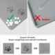 Bowl Mat Dog Cat Feeding Bowl Mat: 60 x 40 cm Non-Slip Dog Bowl Mat Cat Bowl Feeding Mat Absorbent Quick Drying Cat Mat Food Mat Cat Food Mat