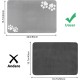 Bowl Mat Dog Cat Feeding Bowl Mat: 60 x 40 cm Non-Slip Dog Bowl Mat Cat Bowl Feeding Mat Absorbent Quick Drying Cat Mat Food Mat Cat Food Mat