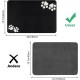 Bowl Mat Dog Cat Feeding Bowl Mat: 60 x 40 cm Non-Slip Dog Bowl Mat Cat Bowl Feeding Mat Absorbent Quick Drying Cat Mat Food Mat Cat Food Mat