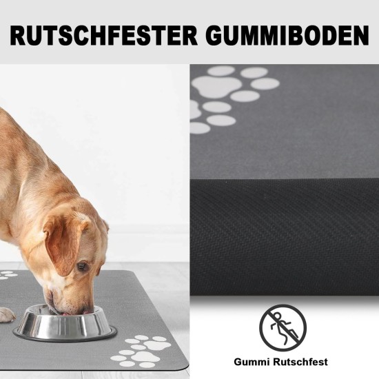 Bowl Mat Dog Feeding Mat Cats: 40 x 60 cm Non-Slip Cat Feeding Bowl Mat Dog Bowl Mat - Absorbent Quick Drying Cat Bowl Mat Bowl Mat for Cats Dogs Bowl Mat Dog Feeding Mat Cats: 40 x 60 cm Non-Slip Cat Feeding Bowl Mat Dog Bowl Mat - Absorbent Quick Drying Cat Bowl Mat Bowl Mat for Cats Dogs