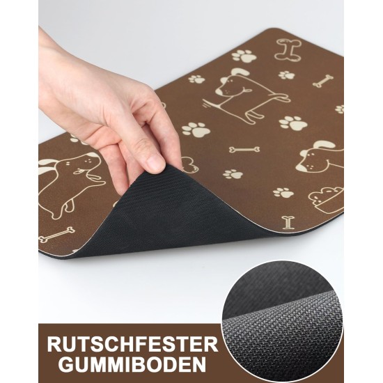 Bowl Mat Dog Feeding Mat Cats: 40 x 60 cm Non-Slip Cat Feeding Bowl Mat Dog Bowl Mat - Absorbent Quick Drying Cat Bowl Mat Bowl Mat for Cats Dogs Bowl Mat Dog Feeding Mat Cats: 40 x 60 cm Non-Slip Cat Feeding Bowl Mat Dog Bowl Mat - Absorbent Quick Drying Cat Bowl Mat Bowl Mat for Cats Dogs