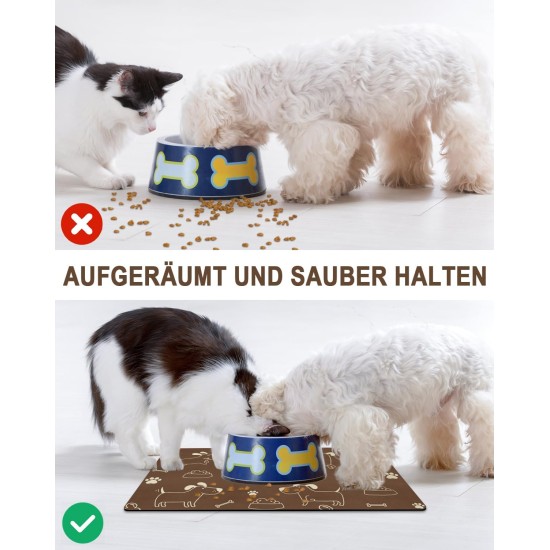 Bowl Mat Dog Feeding Mat Cats: 40 x 60 cm Non-Slip Cat Feeding Bowl Mat Dog Bowl Mat - Absorbent Quick Drying Cat Bowl Mat Bowl Mat for Cats Dogs Bowl Mat Dog Feeding Mat Cats: 40 x 60 cm Non-Slip Cat Feeding Bowl Mat Dog Bowl Mat - Absorbent Quick Drying Cat Bowl Mat Bowl Mat for Cats Dogs