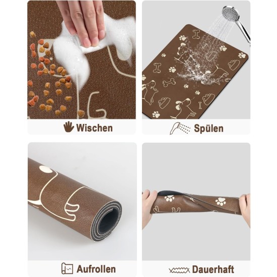 Bowl Mat Dog Feeding Mat Cats: 40 x 60 cm Non-Slip Cat Feeding Bowl Mat Dog Bowl Mat - Absorbent Quick Drying Cat Bowl Mat Bowl Mat for Cats Dogs Bowl Mat Dog Feeding Mat Cats: 40 x 60 cm Non-Slip Cat Feeding Bowl Mat Dog Bowl Mat - Absorbent Quick Drying Cat Bowl Mat Bowl Mat for Cats Dogs