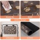 Bowl Mat Dogs and Cats, Absorbent Quick-Drying Dog Bowl Mat, Non-Slip Feeding Bowl Pet Mat, Small Dog Food Mat, Washable (Dark Grey, 30 x 50 cm) Bowl Mat Dogs and Cats, Absorbent Quick-Drying Dog Bowl Mat, Non-Slip Feeding Bowl Pet Mat, Small Dog Food Mat, Washable (Dark Grey, 30 x 50 cm)