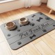 Bowl Mat Dogs and Cats, Absorbent Quick-Drying Dog Bowl Mat, Non-Slip Feeding Bowl Pet Mat, Small Dog Food Mat, Washable (Dark Grey, 30 x 50 cm) Bowl Mat Dogs and Cats, Absorbent Quick-Drying Dog Bowl Mat, Non-Slip Feeding Bowl Pet Mat, Small Dog Food Mat, Washable (Dark Grey, 30 x 50 cm)