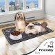Caiyloxn Cat Bowl Mat 50 x 30 cm Waterproof Dog Bowl Mat for Dogs and Cats (Blue) Caiyloxn Cat Bowl Mat 50 x 30 cm Waterproof Dog Bowl Mat for Dogs and Cats (Blue)