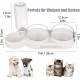 Cat Bowl Set, 15° Tilting Double Wet Dry Food Bowl with Automatic Water Bottle for Small and Medium Dogs and Cats Cat Bowl Set, 15° Tilting Double Wet Dry Food Bowl with Automatic Water Bottle for Small and Medium Dogs and Cats