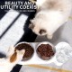 Cat Bowl Set, 15° Tilting Double Wet Dry Food Bowl with Automatic Water Bottle for Small and Medium Dogs and Cats Cat Bowl Set, 15° Tilting Double Wet Dry Food Bowl with Automatic Water Bottle for Small and Medium Dogs and Cats