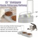 Cat Bowl Set, 15° Tilting Double Wet Dry Food Bowl with Automatic Water Bottle for Small and Medium Dogs and Cats Cat Bowl Set, 15° Tilting Double Wet Dry Food Bowl with Automatic Water Bottle for Small and Medium Dogs and Cats