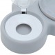 Cat Bowl Set, 15° Tilting Double Wet Dry Food Bowl with Automatic Water Bottle for Small and Medium Dogs and Cats Cat Bowl Set, 15° Tilting Double Wet Dry Food Bowl with Automatic Water Bottle for Small and Medium Dogs and Cats