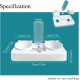 Cat Bowl with Water Dispenser, 3-in-1 Cat Bowl Feeding Bowl for Cats, Double Bowl Separation of Dry and Wet Food, Inclined Feeding Bowl, Cat Feeding Bowl, Automatic, with 2 Finger Toothbrushes (Blue) Cat Bowl with Water Dispenser, 3-in-1 Cat Bowl Feeding Bowl for Cats, Double Bowl Separation of Dry and Wet Food, Inclined Feeding Bowl, Cat Feeding Bowl, Automatic, with 2 Finger Toothbrushes (Blue)