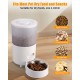 Cat Feeder Automatic Programmable Timer Cat Feeder Automatic Pet Dispenser 3L Stainless Steel 1-9 Meals a Day White Cat Feeder Automatic Programmable Timer Cat Feeder Automatic Pet Dispenser 3L Stainless Steel 1-9 Meals a Day White