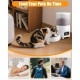 Cat Feeder Automatic Programmable Timer Cat Feeder Automatic Pet Dispenser 3L Stainless Steel 1-9 Meals a Day White Cat Feeder Automatic Programmable Timer Cat Feeder Automatic Pet Dispenser 3L Stainless Steel 1-9 Meals a Day White