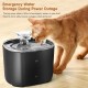 Cat Fountain, Drinking Fountain for Cats, 2.2 L, Super Silent Cat Drinking Fountain, Indoor Cat Fountain for Cats - for Multiple Pets - Black Cat Fountain, Drinking Fountain for Cats, 2.2 L, Super Silent Cat Drinking Fountain, Indoor Cat Fountain for Cats - for Multiple Pets - Black