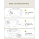 Cat Fountain, GIOTOHUN Super Silent Drinking Fountain for Cats, 64 oz Cat Fountain for Cats, LED Light, Activated Carbon Filter, Intelligent Pump, Transparent Water Tank, Two Water Flow Patterns Cat Fountain, GIOTOHUN Super Silent Drinking Fountain for Cats, 64 oz Cat Fountain for Cats, LED Light, Activated Carbon Filter, Intelligent Pump, Transparent Water Tank, Two Water Flow Patterns
