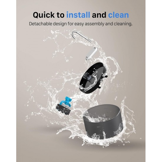 Cat Fountain, GIOTOHUN Super Silent Drinking Fountain for Cats, 64 oz Cat Fountain for Cats, LED Light, Activated Carbon Filter, Intelligent Pump, Transparent Water Tank, Two Water Flow Patterns Cat Fountain, GIOTOHUN Super Silent Drinking Fountain for Cats, 64 oz Cat Fountain for Cats, LED Light, Activated Carbon Filter, Intelligent Pump, Transparent Water Tank, Two Water Flow Patterns