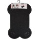 Cat Litter Tray Mat Black Bone Shaped Dining Room Mat 60x40cm Cat Litter Tray Mat Black Bone Shaped Dining Room Mat 60x40cm