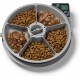 Cat Mate C500 Automatic Feeder with 5 Bowls - Digital Timer for Cats and Small Dogs, Wet or Dry Food, Includes 2 Ice Packs, 5 Meals up to 330 g each, Grey Cat Mate C500 Automatic Feeder with 5 Bowls - Digital Timer for Cats and Small Dogs, Wet or Dry Food, Includes 2 Ice Packs, 5 Meals up to 330 g each, Grey