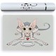 Cat Serving Mat Silicone Waterproof and Non-Slip Ideal for Cat Bowls 18" x 13" Grey Cat Serving Mat Silicone Waterproof and Non-Slip Ideal for Cat Bowls 18" x 13" Grey