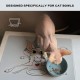 Cat Serving Mat Silicone Waterproof and Non-Slip Ideal for Cat Bowls 18" x 13" Grey Cat Serving Mat Silicone Waterproof and Non-Slip Ideal for Cat Bowls 18" x 13" Grey