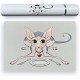 Cat Serving Mat Silicone Waterproof and Non-Slip Ideal for Cat Bowls 18" x 13" Grey Cat Serving Mat Silicone Waterproof and Non-Slip Ideal for Cat Bowls 18" x 13" Grey