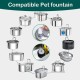 Cat Water Fountain Filter, 16 Pack Cat Fountain Replacement Filter for Stainless Steel 2L Adjustable Water Flow Pet Water Fountain Dog Water Fountain (8+8 Pack) Cat Water Fountain Filter, 16 Pack Cat Fountain Replacement Filter for Stainless Steel 2L Adjustable Water Flow Pet Water Fountain Dog Water Fountain (8+8 Pack)