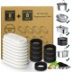 Cat Water Fountain Filter, 16 Pack Cat Fountain Replacement Filter for Stainless Steel 2L Adjustable Water Flow Pet Water Fountain Dog Water Fountain (8+8 Pack) Cat Water Fountain Filter, 16 Pack Cat Fountain Replacement Filter for Stainless Steel 2L Adjustable Water Flow Pet Water Fountain Dog Water Fountain (8+8 Pack)