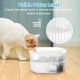 Cat Water Fountain, Pet Electric Automatic, Ultra Quiet Cat Fountain for Indoor Use, Cat Healthy Drinking Fountain for Small to Medium Dogs, Cats (Transparent, 1.5 L) Cat Water Fountain, Pet Electric Automatic, Ultra Quiet Cat Fountain for Indoor Use, Cat Healthy Drinking Fountain for Small to Medium Dogs, Cats (Transparent, 1.5 L)