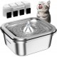 Cat Water Fountain Stainless Steel: 4 L/3.968.9 g Pet Fountain Water Bowl Indoor, Automatic Dog Drinking Dispenser, Cat Feeding Watering Supplies, Metal Kitty Waterer Fountain, 6 Replacement Filters Cat Water Fountain Stainless Steel: 4 L/3.968.9 g Pet Fountain Water Bowl Indoor, Automatic Dog Drinking Dispenser, Cat Feeding Watering Supplies, Metal Kitty Waterer Fountain, 6 Replacement Filters
