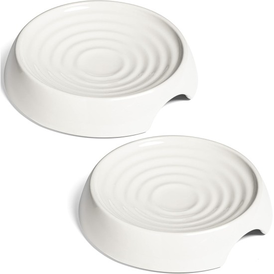 CatGuru Cat Bowls, Whiskers, Stress Free Cat Food Bowl, Relieves Whiskers Fatigue, Wide Cat Bowl, Flat Cat Bowl, Cat Feeding & Watering Supplies (Set of 2) Stainless Steel CatGuru Cat Bowls, Whiskers, Stress Free Cat Food Bowl, Relieves Whiskers Fatigue, Wide Cat Bowl, Flat Cat Bowl, Cat Feeding & Watering Supplies (Set of 2) Stainless Steel