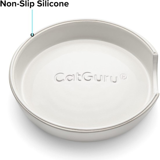 CatGuru Cat Bowls, Whiskers, Stress Free Cat Food Bowl, Relieves Whiskers Fatigue, Wide Cat Bowl, Flat Cat Bowl, Cat Feeding & Watering Supplies (Set of 2) Stainless Steel CatGuru Cat Bowls, Whiskers, Stress Free Cat Food Bowl, Relieves Whiskers Fatigue, Wide Cat Bowl, Flat Cat Bowl, Cat Feeding & Watering Supplies (Set of 2) Stainless Steel