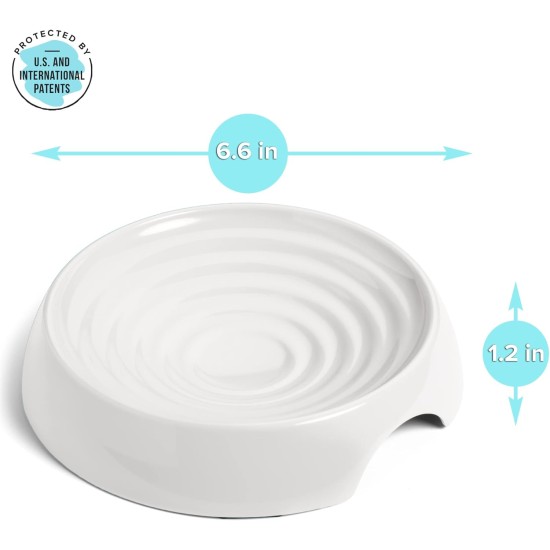 CatGuru Cat Bowls, Whiskers, Stress Free Cat Food Bowl, Relieves Whiskers Fatigue, Wide Cat Bowl, Flat Cat Bowl, Cat Feeding & Watering Supplies (Set of 2) Stainless Steel CatGuru Cat Bowls, Whiskers, Stress Free Cat Food Bowl, Relieves Whiskers Fatigue, Wide Cat Bowl, Flat Cat Bowl, Cat Feeding & Watering Supplies (Set of 2) Stainless Steel