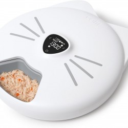 Catit - PIXI Smart 6 Meal Wet Feeder, White Catit - PIXI Smart 6 Meal Wet Feeder, White