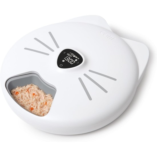 Catit - PIXI Smart 6 Meal Wet Feeder, White