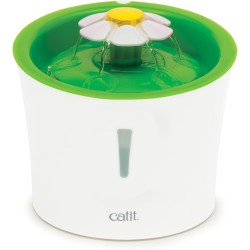 Catit 2.0 Flower Fountain, floral drinking fountain for cats, 3L, white / green Catit 2.0 Flower Fountain, floral drinking fountain for cats, 3L, white / green