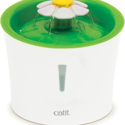 Catit 2.0 Flower Fountain, floral drinking fountain for cats, 3L, white / green Catit 2.0 Flower Fountain, floral drinking fountain for cats, 3L, white / green
