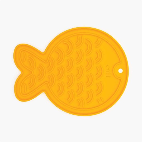 Catit Creamy Fish Shaped Treat Mat for Cats Catit Creamy Fish Shaped Treat Mat for Cats
