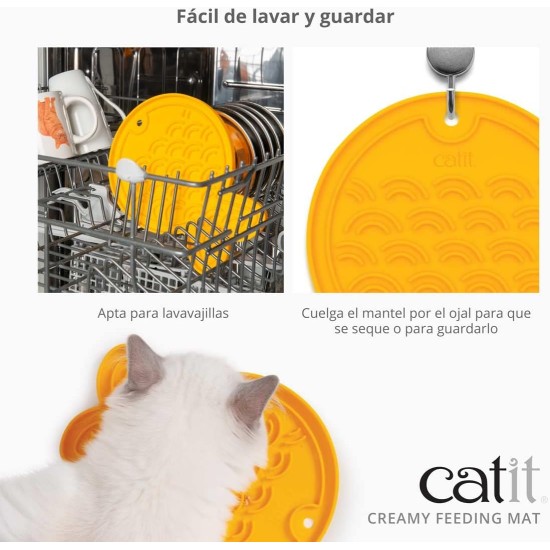 Catit Creamy Fish Shaped Treat Mat for Cats Catit Creamy Fish Shaped Treat Mat for Cats
