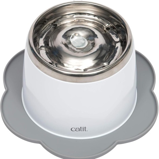 Catit Flower Placemat, Medium, Grey Catit Flower Placemat, Medium, Grey